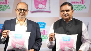 Mother Dairy launched new biodegradable pouch.