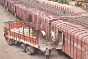Private goods train service to start in India.