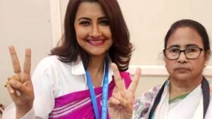 Rachana Banerjee and Mamata Banerjee
