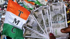 How much money is deposited in Trinamool‌ Congress's bank