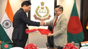 India-Bangladesh a four-day meeting between the border guard forces begun in Delhi.