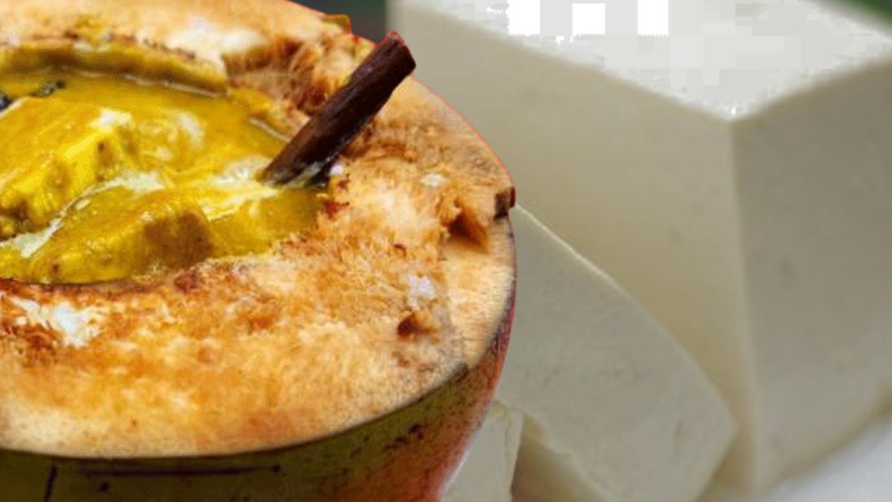 Recipe daab-shorshe paneer using just a few ingredients
