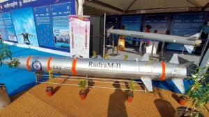Rudram-II a made with Indian technology missile successfully completed its test.