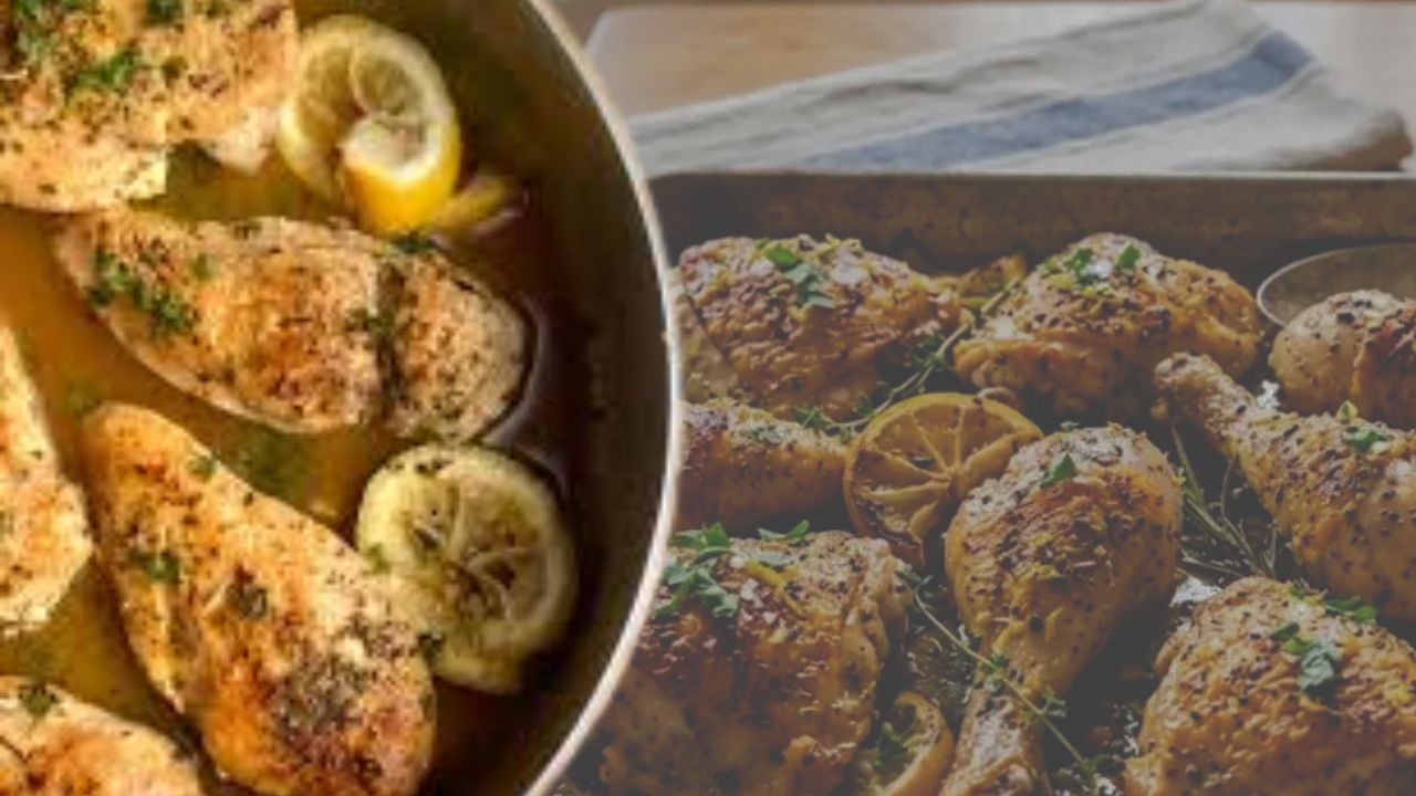 Recipe juicy lemon pepper chicken without Oil