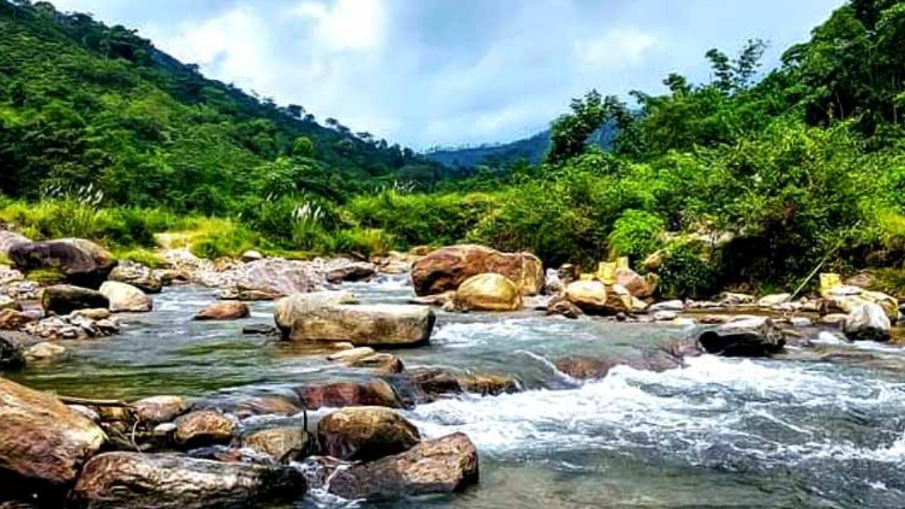 Travel this quiet nearby hilly area