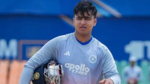 Vaibhav Sooryavanshi Instagram post sparks speculation about his debut.