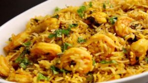 Recipe delicious prawn pulao with just a few ingredients