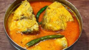 Recipe the steamed Katla fish with the taste and aroma of Hilsa