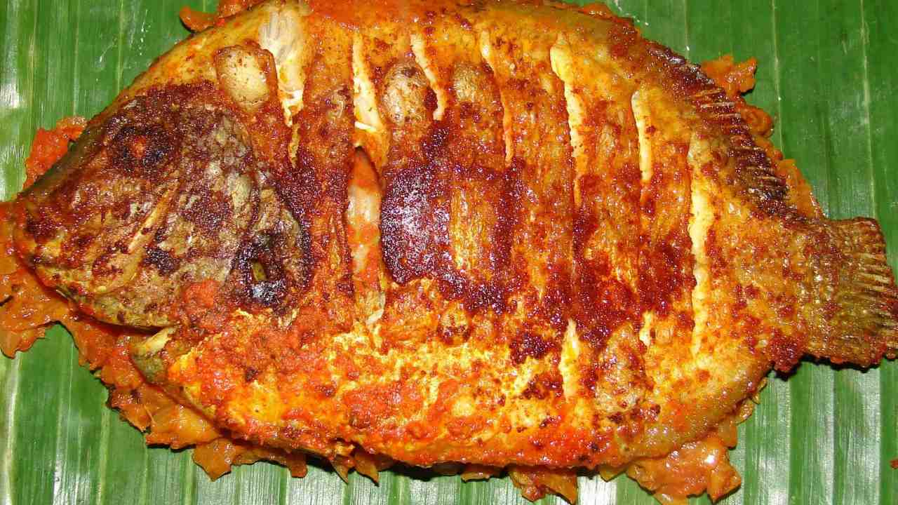 Keralian dish karimeen pollichathu recipe 