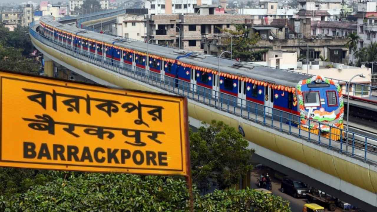 Baranagar to barrackpore Kolkata Metro route to expand