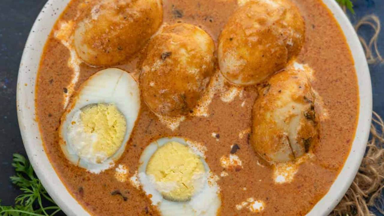 Easy and quick egg makhani recipe 