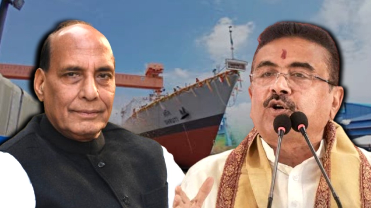 Rajnath Launches Shipbuilding Projects Investment in West Bengal