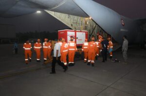 India extends a helping hand following the devastating Nepal flash floods.