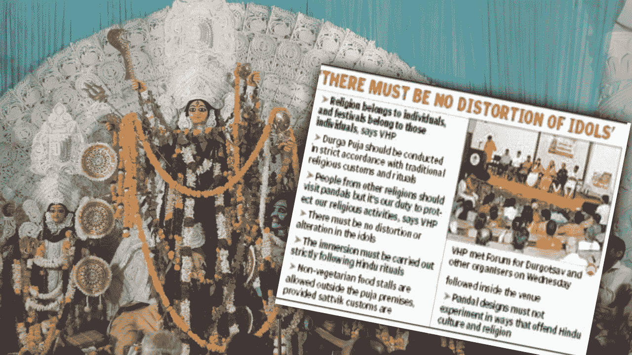 VHP’s Durga Puja Guidelines Spark Controversy in Bengal