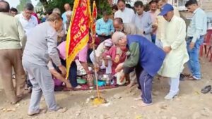 Kashmiri Pandits lay foundation stone of Ram temple in Shopian