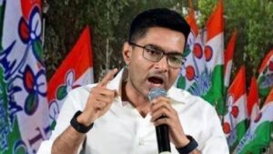 Abhishek Banerjee slams BJP from TMCP foundation day programme