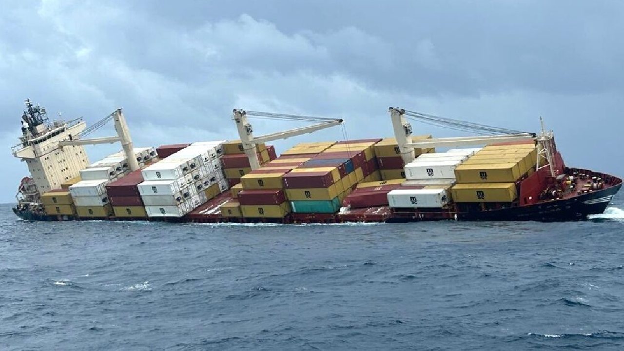 Cargo ship sinks in the Bay of Bengal with 24 crew members; 2 rescued.