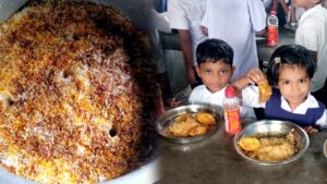 Biryani in Mid Day Meal