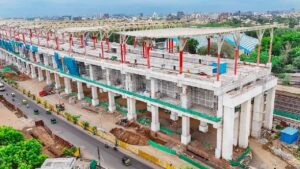 Work on India's first bullet train station is in full swing here are the images.