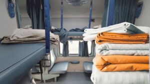How to get indian railways pillow blankets bedsheets