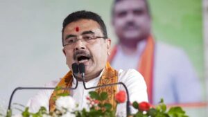 Whom did CM Suvendu Adhikari warn from Rakhi event ?