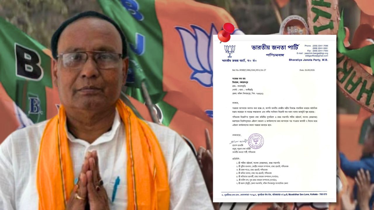 সুকান্ত মজুমদারকে নিশানা করে পোস্ট! সত্যেন রায়ের বিরুদ্ধে কড়া পদক্ষেপ বিজেপির