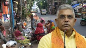 Dilip Ghosh claims footpath encroachment has become a fashion now