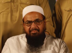 Tight security around Lashkar chief Hafiz Saeed in Pakistan.