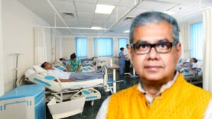 Health minister Sharadwat Mukherjee announced free treatment at private hospitals