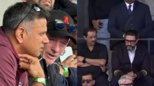 Former cricketers present to watch India's match at Hockey World Cup 2026.