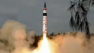 Successful test of the medium-range ballistic missile Agni-4 conducted in Odisha.