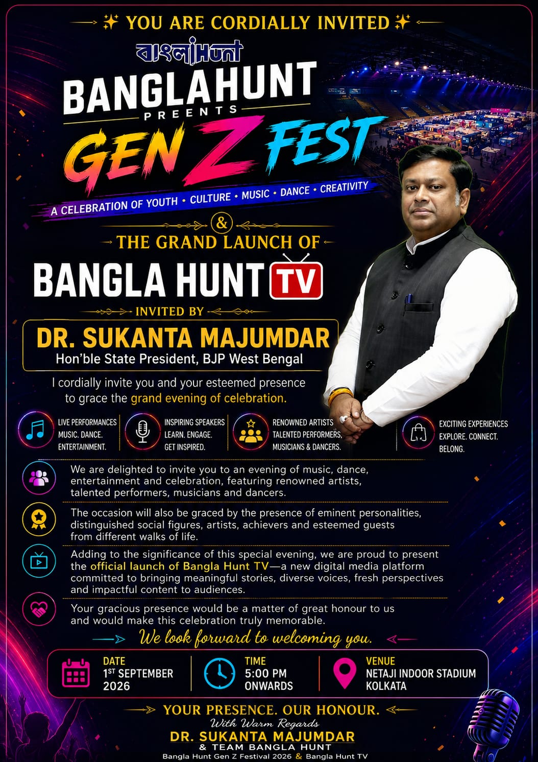 Banglahunt tv grand launch on Banglahunt GEN Z FEST 