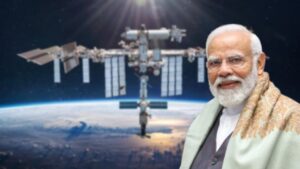 Prime Minister Modi announces plans to make India a 'global space hub'.