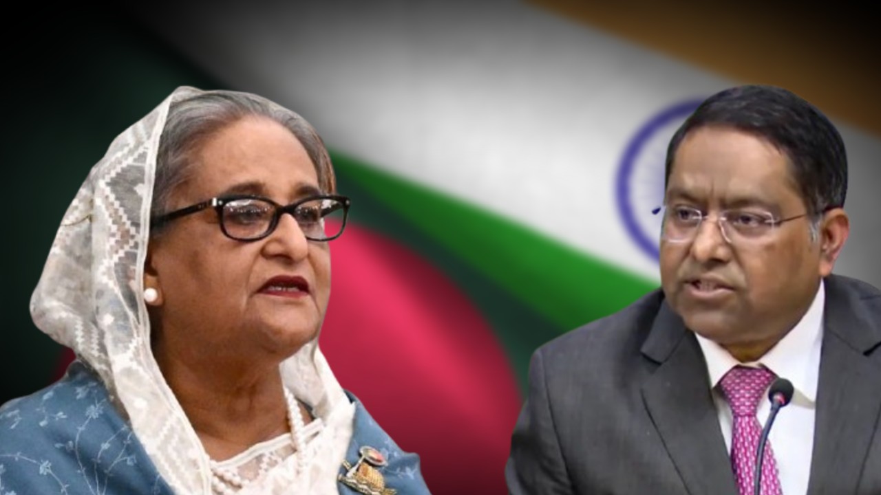 হাসিনার ভাষণ আটকাতে বাংলাদেশের আবেদন! ‘বেসরকারি অনুষ্ঠান’ আখ্যা দিয়ে অবস্থান স্পষ্ট ভারতের
