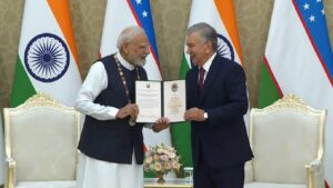 PM Narendra Modi receives Uzbekistan's highest honor!