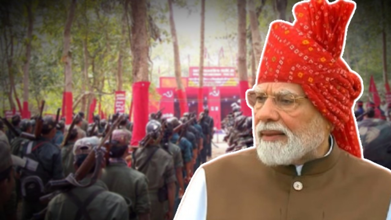 PM Narendra Modi calls for identifying 'intellectual Naxals' after finishing red terror.