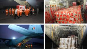 India extends a helping hand following the devastating Nepal flash floods.