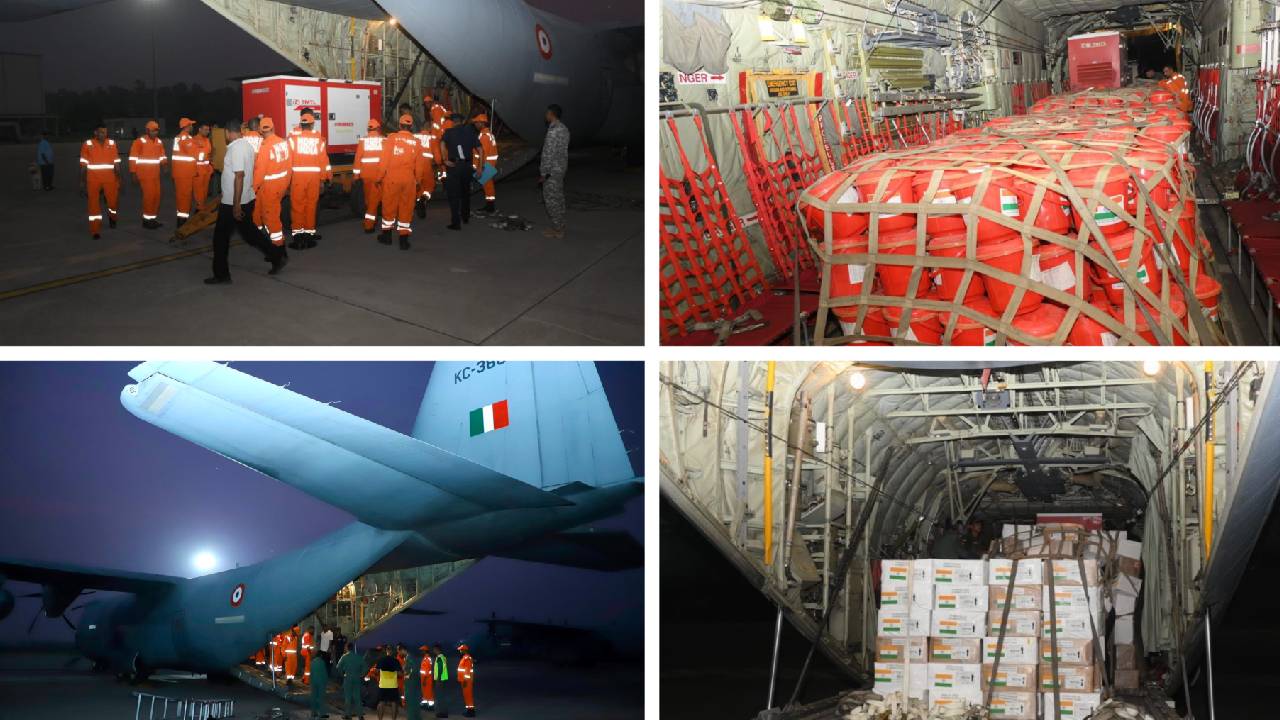India extends a helping hand following the devastating Nepal flash floods.