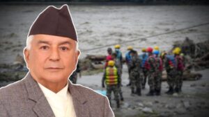 President of Nepal expresses gratitude for India's assistance in flood situation.