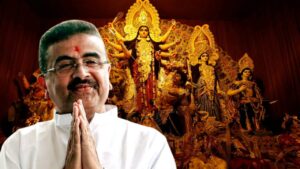 Ruby Durga Puja theme based on Suvendu Adhikari life named Nandigram to Nabanna