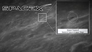 Massive SpaceX rocket crashed into the Moon, captured by a telescope.