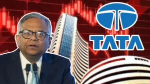 Huge fall in stocks of several Tata Group companies.