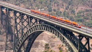 Vande Bharat Express will run at 100 kmph over the world's highest railway bridge.