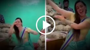 Shopkeeper in Chennai hires a dancer to attract customers to his shop