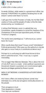 Mamata Banerjee speaks out on CM Suvendu's remarks