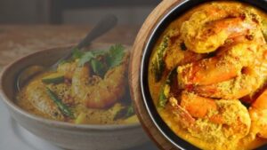 Recipe delicious Mango-Prawn Bhorta with just a few ingredients