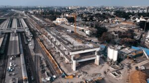Work on India's first bullet train station is in full swing here are the images.
