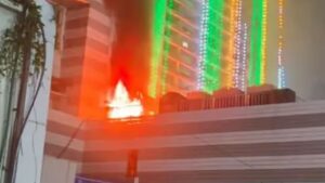 Kolkata Airport massive fire