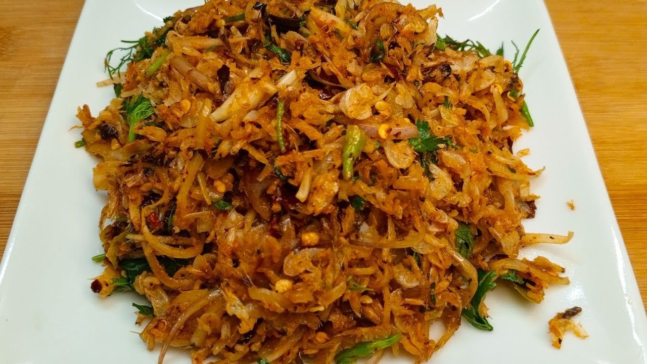 Yummy spicy shutki chingri bhorta recipe 