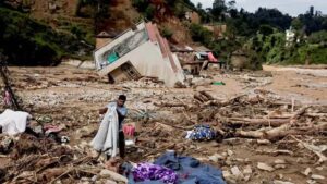 No space in the morgue; preparations for mass cremation in Nepal.